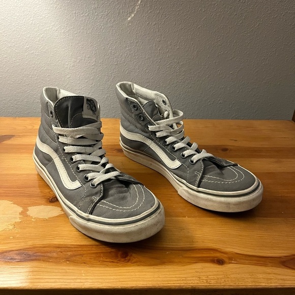Vans Other - Vans Gray High-Top Sneakers